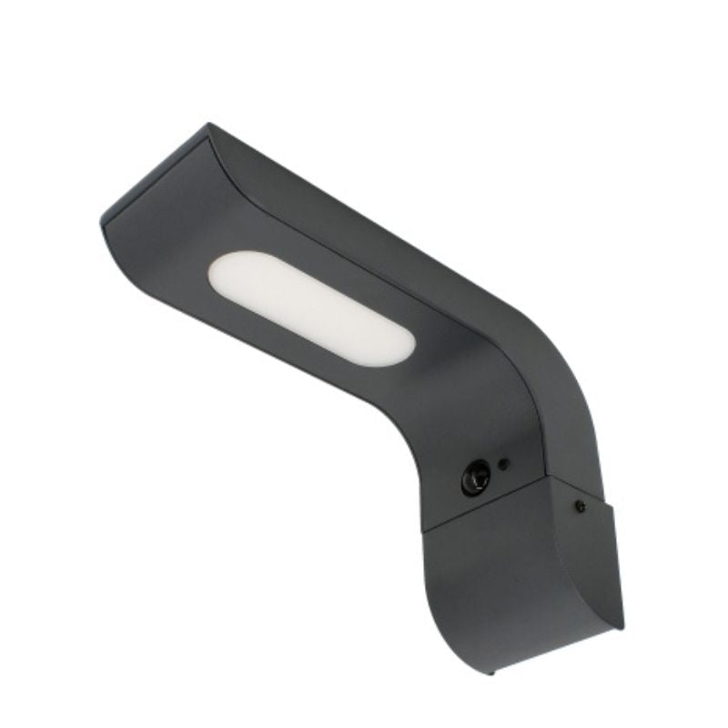 Applique Murale Extérieur 7W CCT Anthracite IP65 Détecteur PIR - 3000K/4000K/6500K - Silamp France
