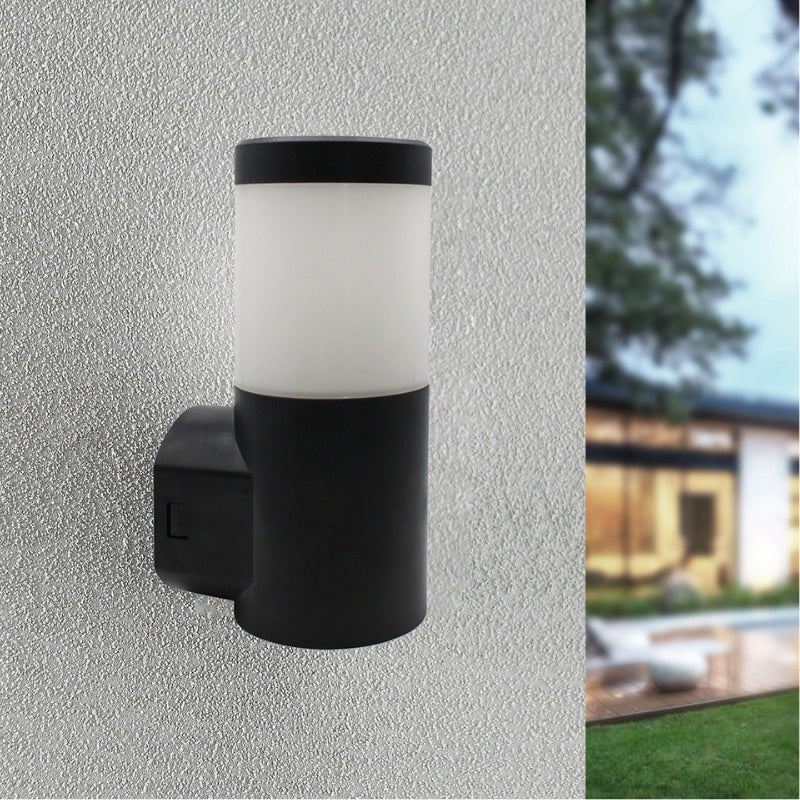 Applique Murale Extérieur Jardin Cylindre IP65 pour Ampoule E27 - Silamp France