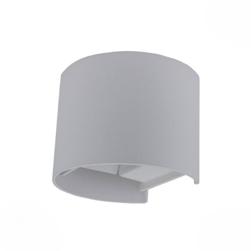 Applique Murale Grise LED 6W IP54 Arrondie - Silamp France