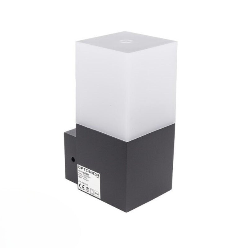 Applique Murale Grise LED IP44 Alu pour ampoule E27 - Silamp France