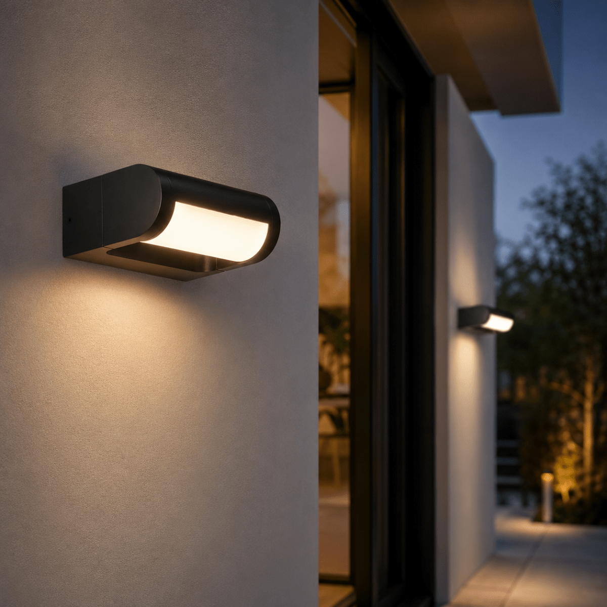 Applique Murale LED 10W Orientable Noir IP65 - Silamp France