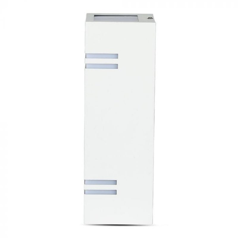 Applique Murale LED Blanche Carrée IP44 Double Faisceau GU10 - Silamp France