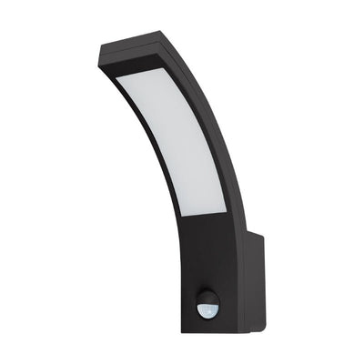 Applique Murale LED Extérieur 10W Noir avec Détecteur de Mouvement