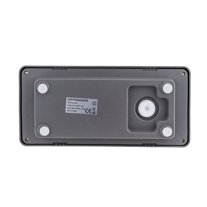 Applique Murale LED Rectangulaire 12W IP65 Gris - Silamp France