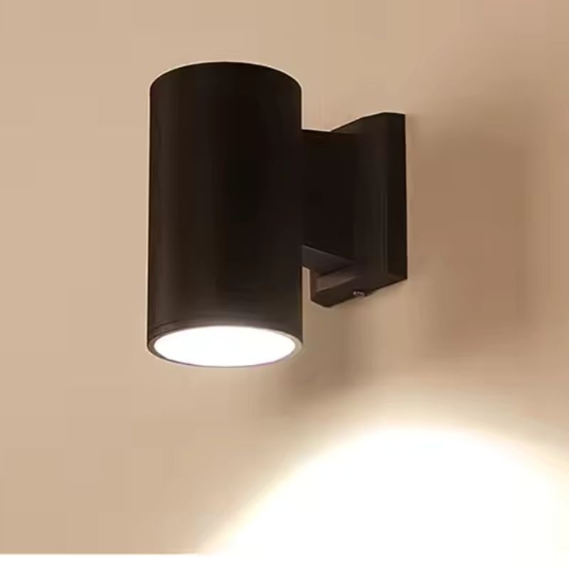 Applique Murale Noire IP65 pour Ampoule GU10 - Silamp France