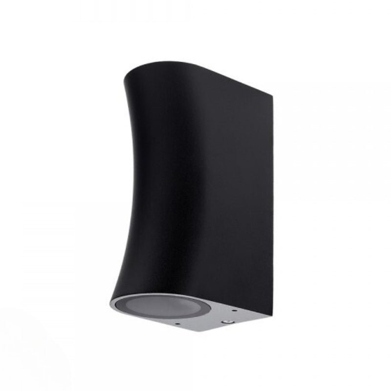 Applique Murale Noire LED IP44 pour 2 ampoules GU10 - Silamp France