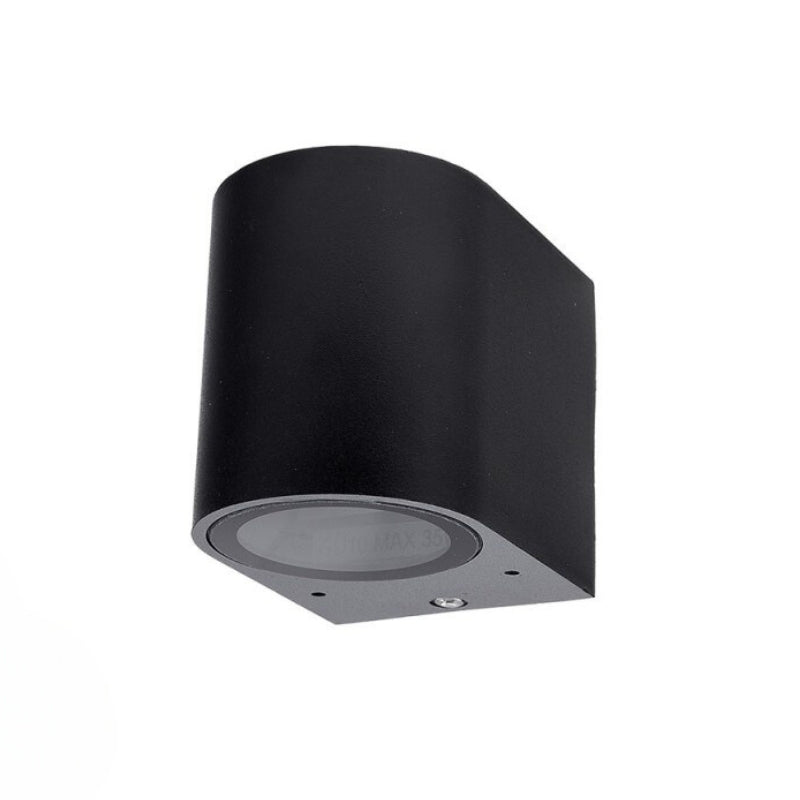 Applique Murale Noire LED IP44 pour Ampoules GU10 - Silamp France