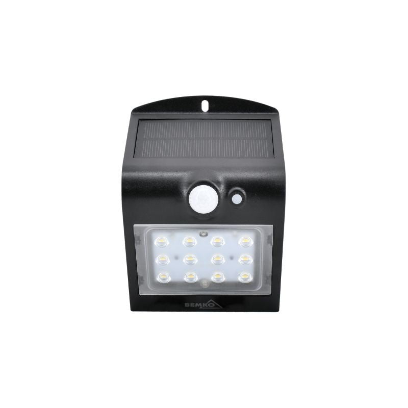 Applique Murale Solaire LED 1.5W IP65 220lm avec Détecteur de Mouvement - Silamp France