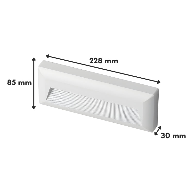 Balise LED Saillie CCT Étanche 5W BLANCHE - Silamp France