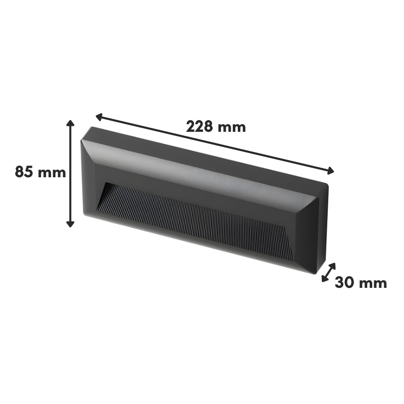 Balise LED Saillie CCT Étanche 5W NOIRE - Silamp France