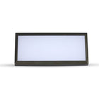 Balise Murale Extérieur Encastrable Rectangulaire 12W IP65 Noir