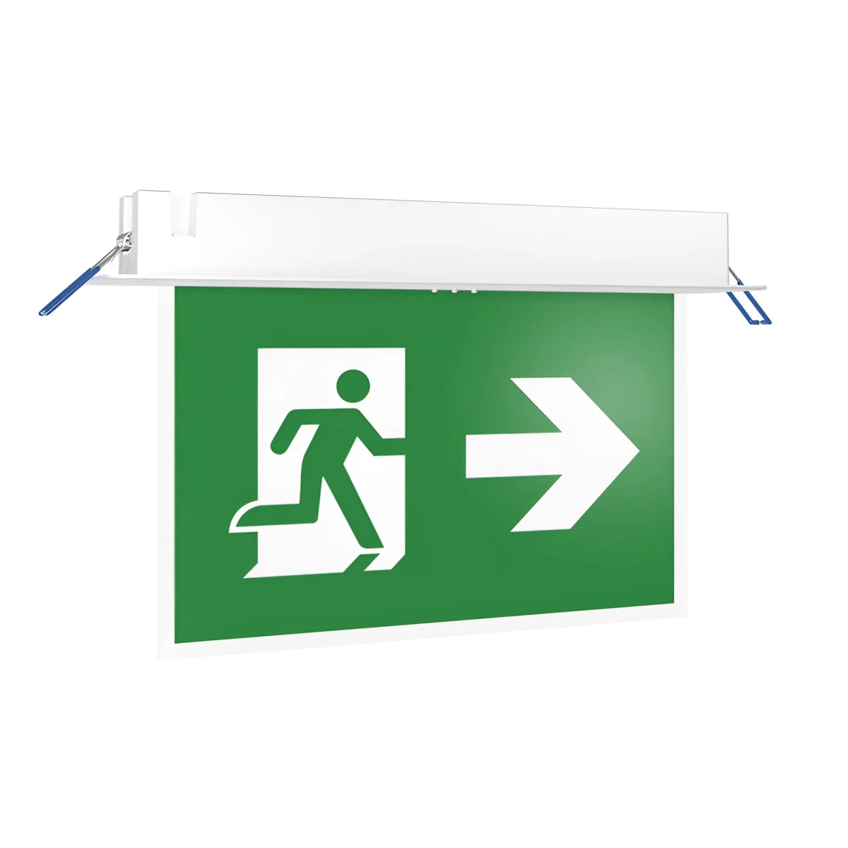 Bloc de Secours LED Encastré Évacuation 2W IP20 Blanc - Silamp France