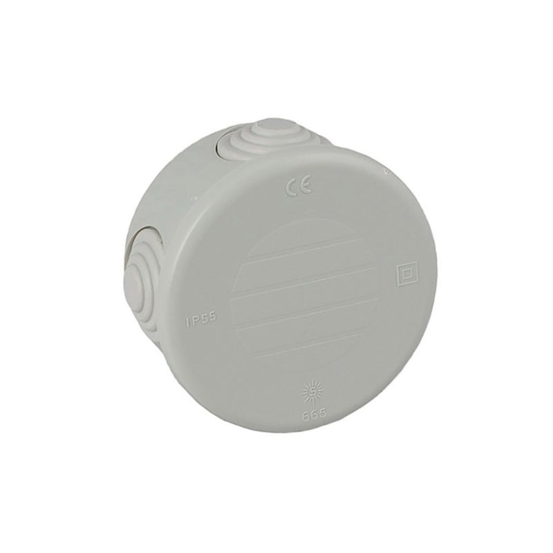 Boîte de Dérivation Étanche Ronde Ø70mm Épaisseur 35mm - Silamp France