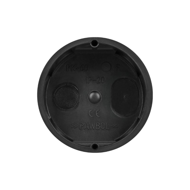 Boîte d'Encastrement 60mm Profondeur - Noir - Silamp France