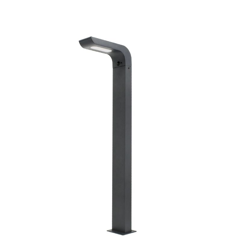 Borne de Jardin LED 80cm 7W CCT IP65 Anthracite avec Détecteur PIR - 3000K/4000K/6500K - Silamp France