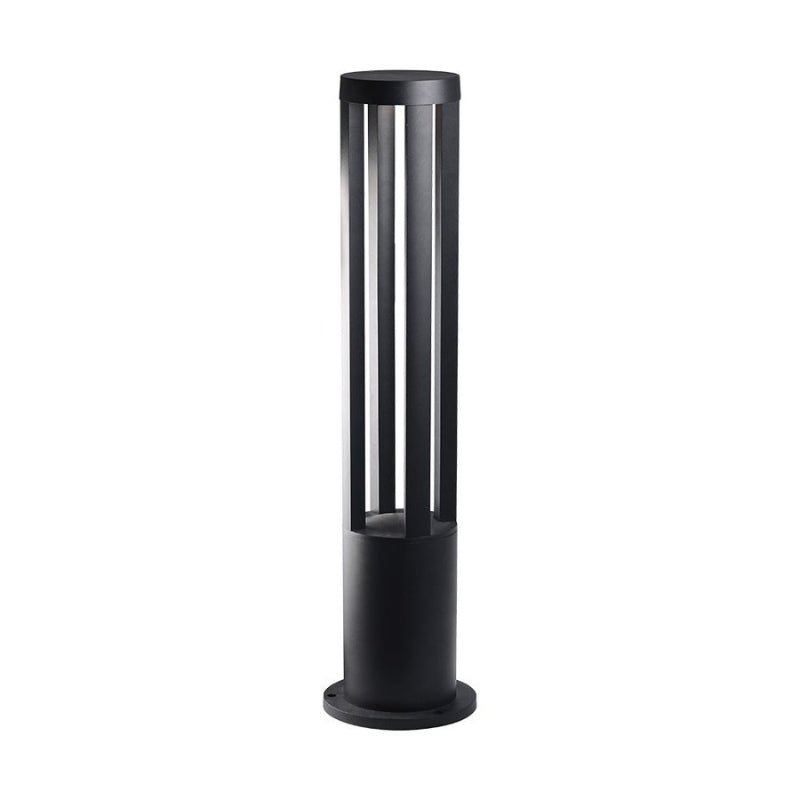 Borne Extérieure LED Design 80cm 220V IP65 Noir 10W - Silamp France