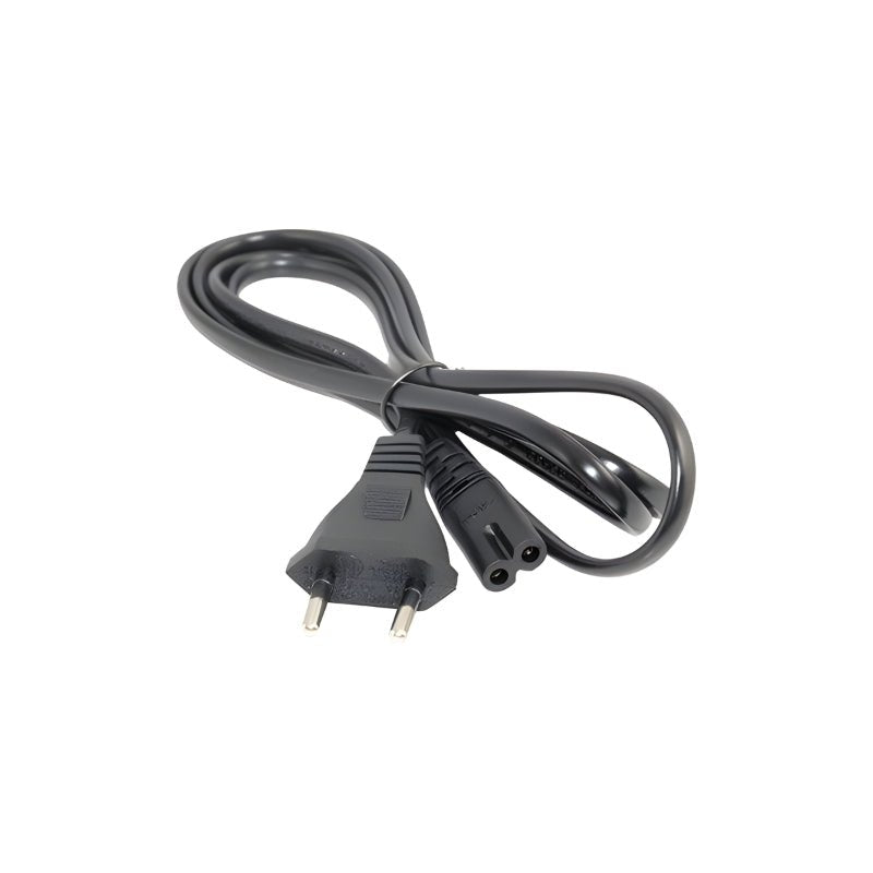 Câble d'alimentation 2 têtes 220-240V 1M Noir - Silamp France