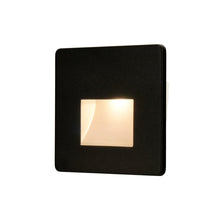 Cadre Carré Noir pour Balise LED Escalier - Modèle Ouverture Large