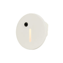 Cadre Rond Blanc pour Balise LED Escalier avec Détecteur - Modèle Trait Fin