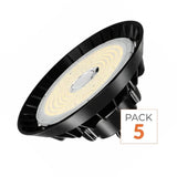 Cloche LED Industrielle 200W 120° NOIR (Pack de 5)