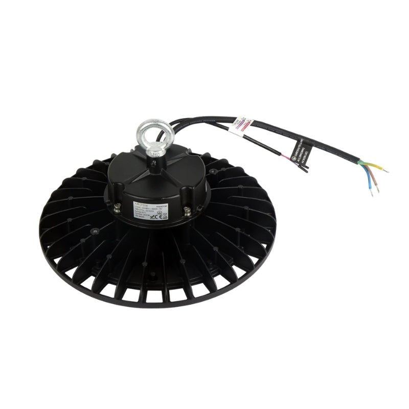 Cloche LED industrielle UFO 200W 175lm/W 120° IP65 CRI80 Noir DALI - 2 - Silamp France