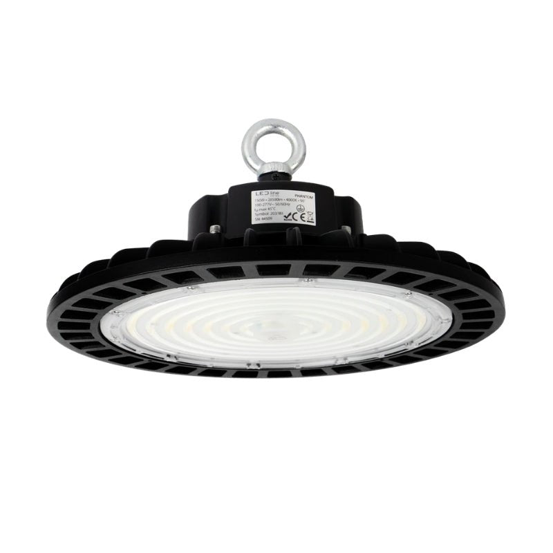 Cloche LED industrielle UFO 200W 175lm/W 120° IP65 CRI80 Noir DALI - 2 - Silamp France