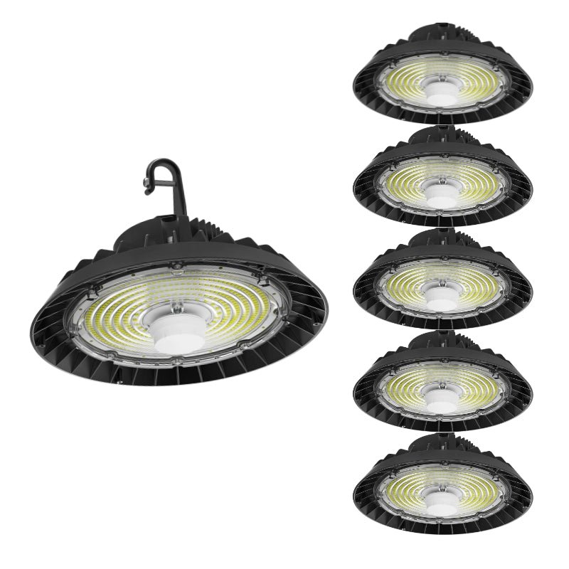 Cloche LED Industrielle UFO Dimmable 240W 187lm/W (Pack de 6) - Silamp France