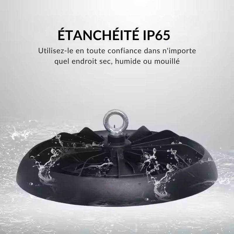 Cloche LED Lampe Industrielle 300W IP65 CCT - 3000K/4000K/6000K - Silamp France