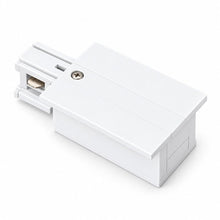 Connecteur d'Alimentation pour Rail Encastrable Monophasé Blanc