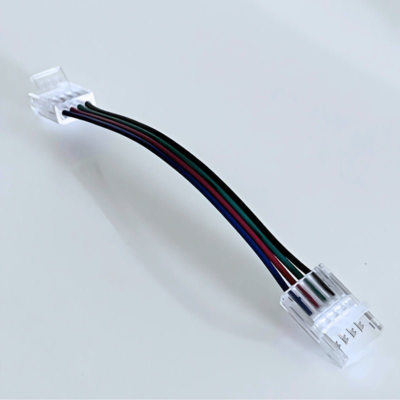 Connecteur Double pour Ruban LED RGB 10mm IP20 - Silamp France