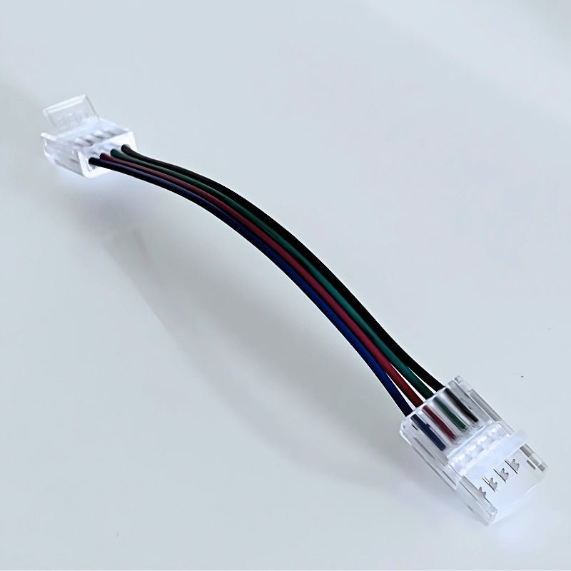 Connecteur Double pour Ruban LED RGB 10mm IP44 - Silamp France