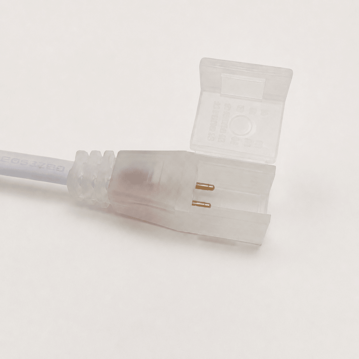 Connecteur Électrique pour Ruban LED 24V/220V Silicone 10x10mm - Silamp France