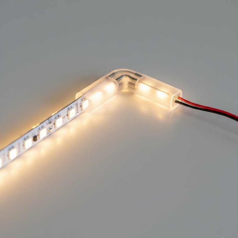 Connecteur en L avec Picots pour Ruban LED 10mm - Silamp France
