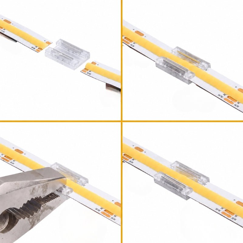 Connecteur Rapide 10mm CCT pour Rubans LED COB CCT - Silamp France