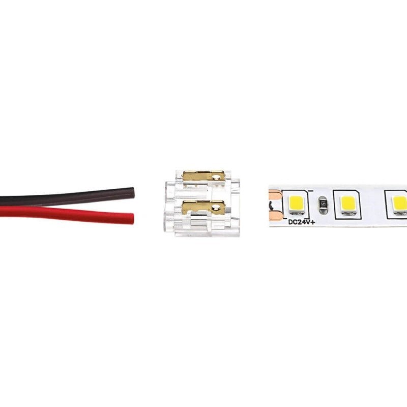 Connecteur Rapide pour Ruban LED 2 fils 8mm - Silamp France