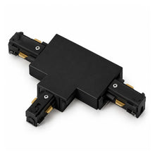 Connecteur T Rail Encastrable Monophasé Noir