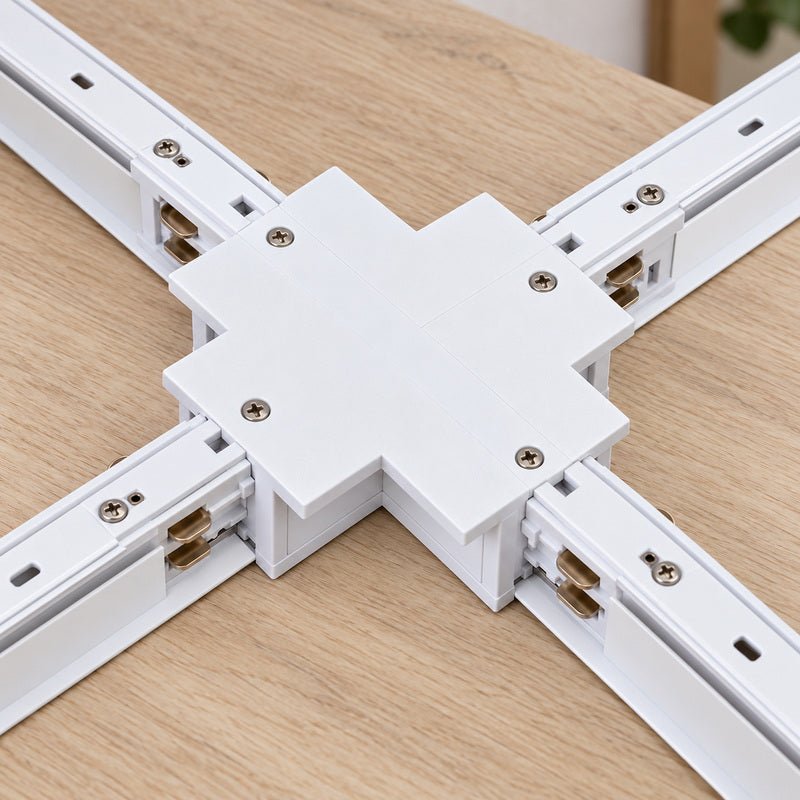 Connecteur X Rail Encastrable Triphasé Blanc - Silamp France
