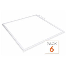 Dalle LED Cadre Lumineux 60x60 Slim 36W BLANC - Pack de 6