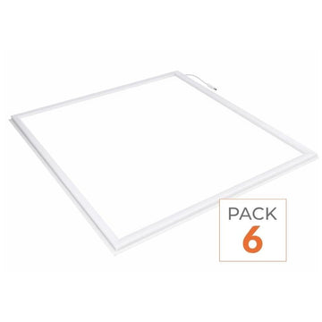 Dalle LED Cadre Lumineux 60x60 Slim 36W BLANC (Pack de 6)