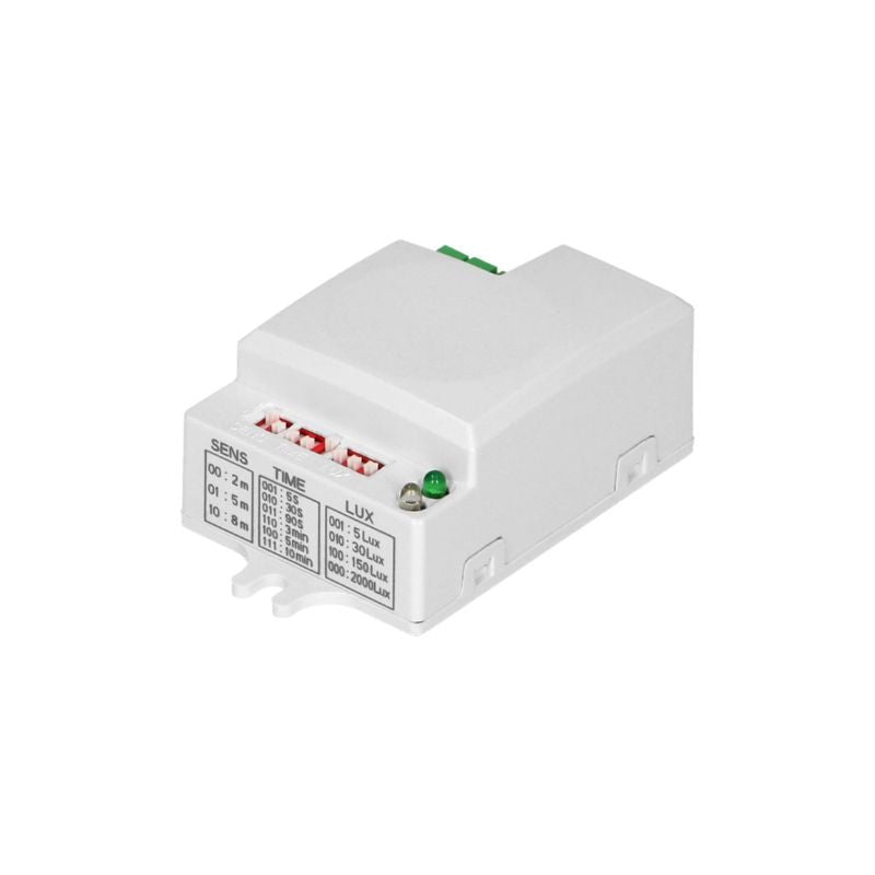Détecteur de mouvement avec DIP Switch IP20 - Silamp France