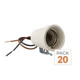 Pack de  20 - Douille E27