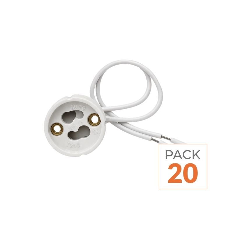 Douille GU10 (Pack de 20) - Silamp France