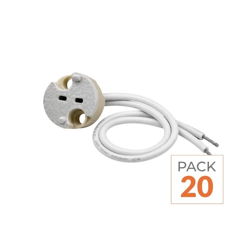 Douille GU5.3 MR16 (Pack de 20) - Silamp France