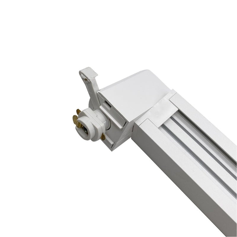 Éclairage sur Rail Linéaire Opaque Monophasé 20W 35cm Blanc - Silamp France