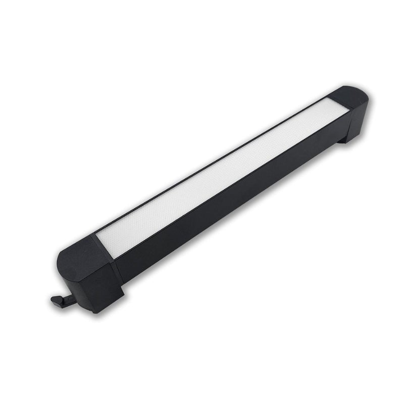 Éclairage sur Rail Linéaire Opaque Monophasé 20W 35cm Noir - Silamp France