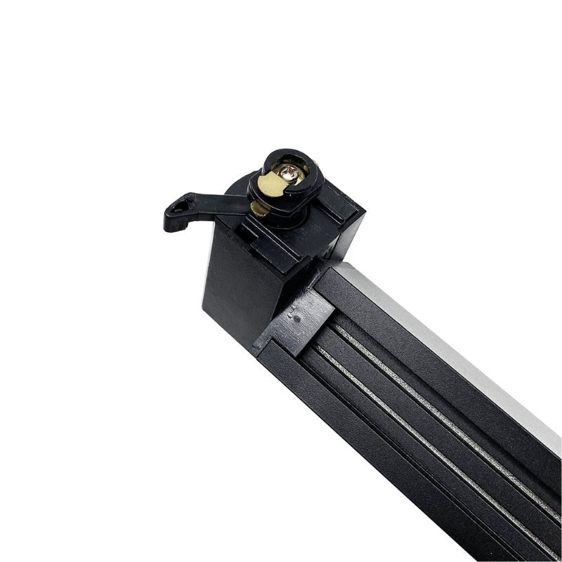 Éclairage sur Rail Linéaire Opaque Monophasé 20W 35cm Noir - Silamp France