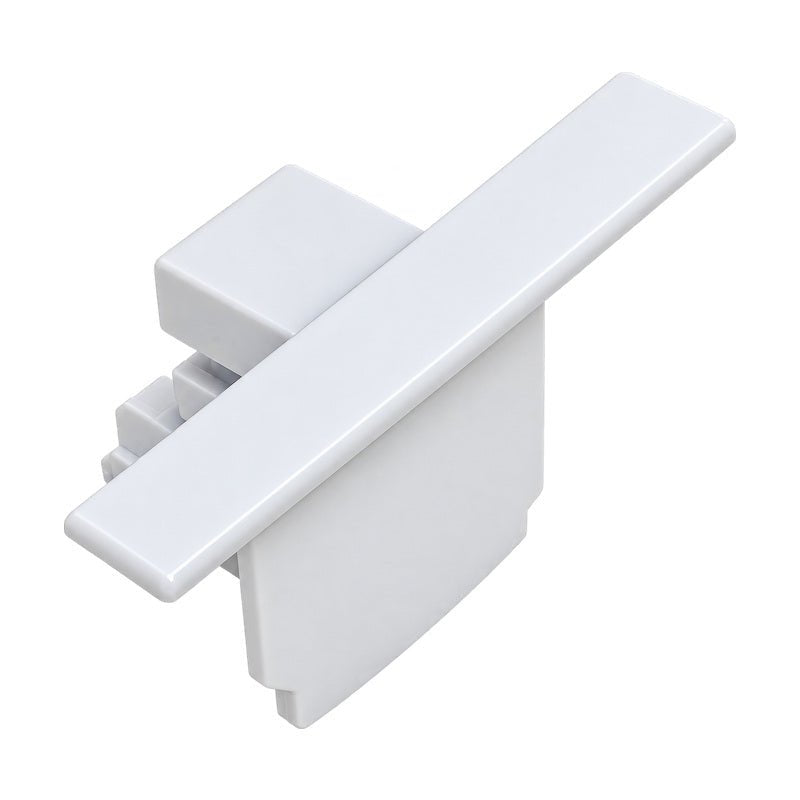 Embout de Fermeture pour Rail Encastrable Triphasé Blanc - Silamp France
