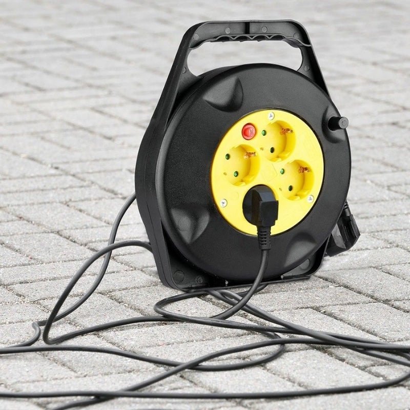 Enrouleur Électrique 10M 4 prises 3G 1.5mm2 - Silamp France