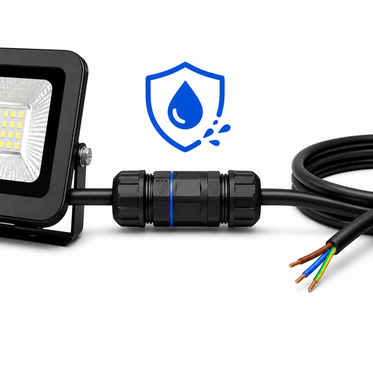 Extension de Câble 3m + Connecteur Étanche - Silamp France