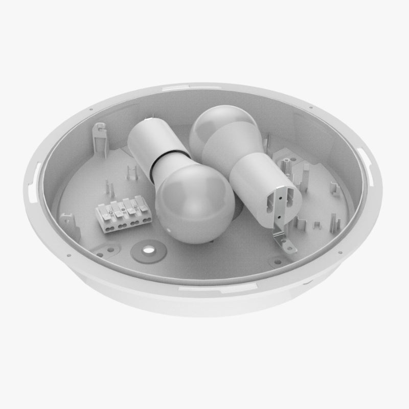 Hublot LED IP65 IK10 ø30 cm pour 2 Ampoules E27 - Silamp France